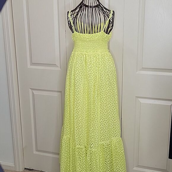 URBAN OUTFITTERS Reina Yellow Maxi Dress Size Small - Picture 9 of 13